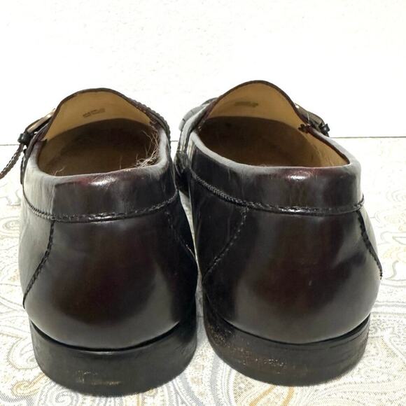 COLE HAAN City Penny Loafer Kiltie Oxfords Cordovan Leather Men Shoe Sz 12B main image 8